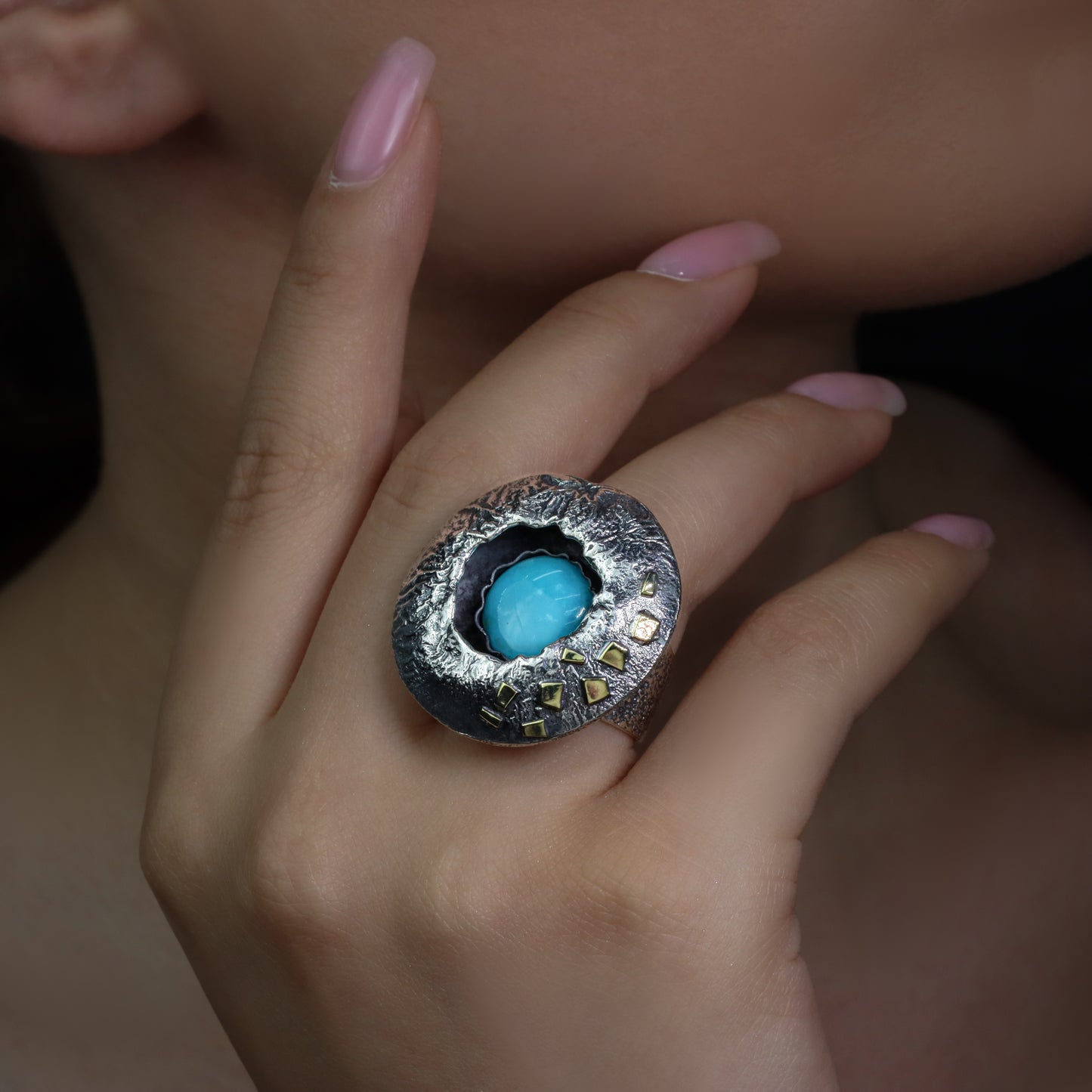 Ring LYRICAL with Natural Turquoise