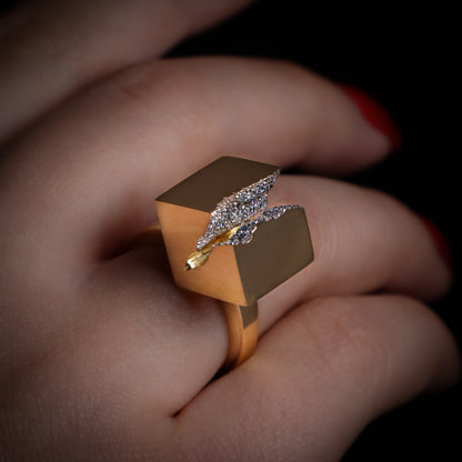 14K Gold Diamond Ring