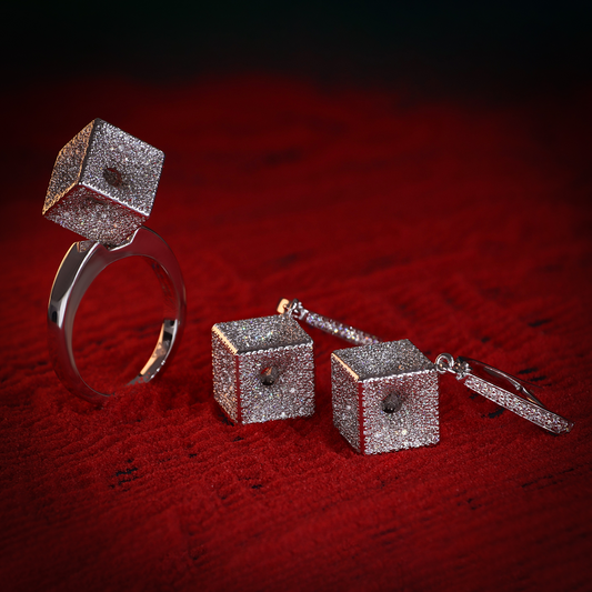 14K Gold Diamond Set