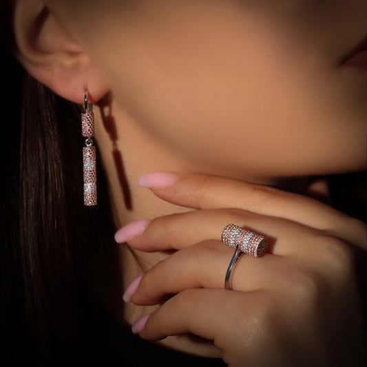 14K Gold Sapphire & Diamond Set